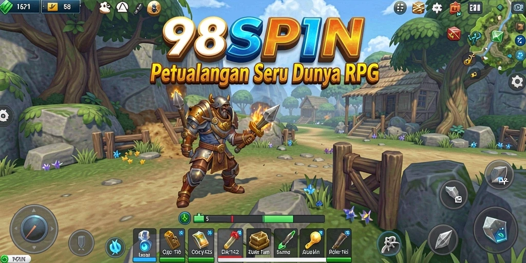 Gameplay seru di dunia RPG 98SPIN yang menarik.