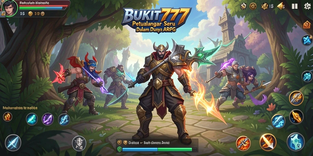 Tampilan gameplay <strong>BUKIT777</strong> yang seru dalam pertarungan melawan monster.