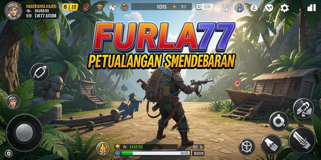 Tampilan gameplay seru di dunia petualangan FURLA77.