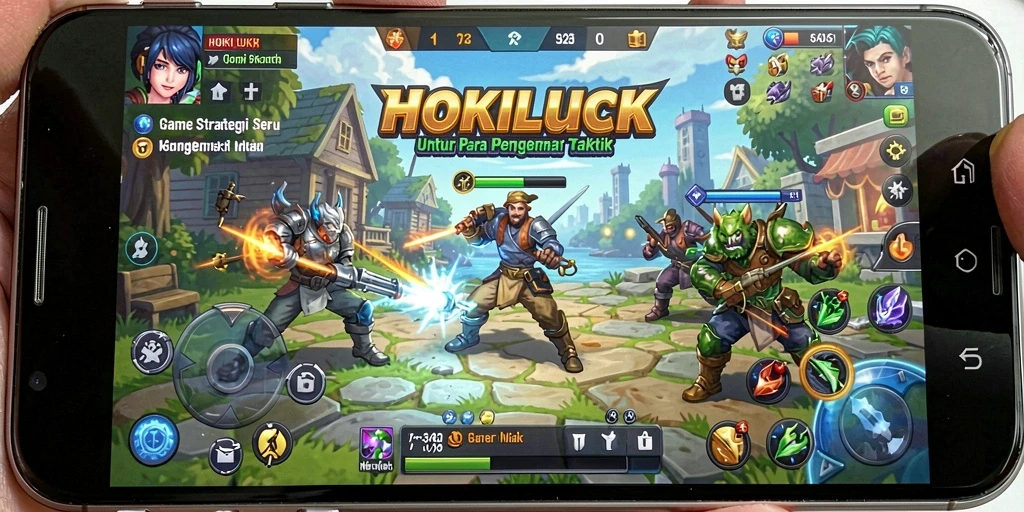 Tampilan gameplay HOKILUCK yang menegangkan dan strategis.