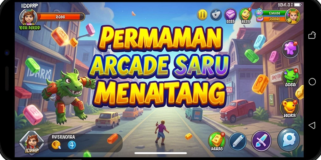 Tampilan gameplay seru IDRRP dengan aksi menantang.