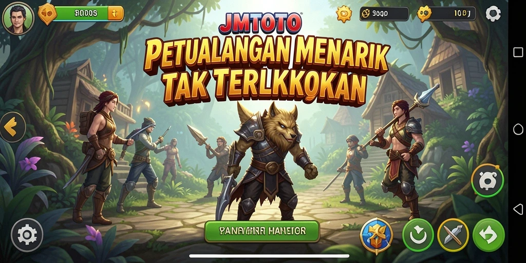 Tampilan gameplay JMTOTO yang menawan dan penuh petualangan.