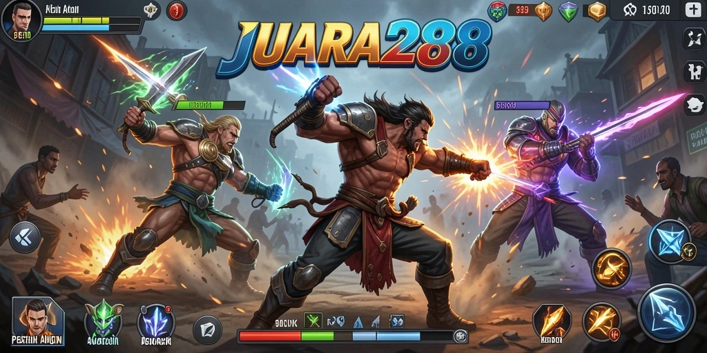 Tampilan screenshot JUARA288 dengan aksi bertarung yang mendebarkan.