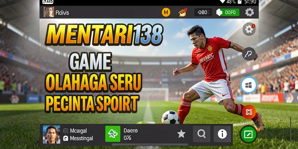 Screenshot MENTARI138 menampilkan aksi seru permainan olahraga.