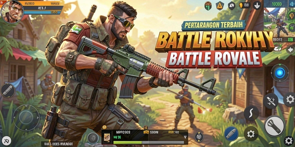 Tampilan seru dari pertempuran epik dalam MPO303 Battle Royale.