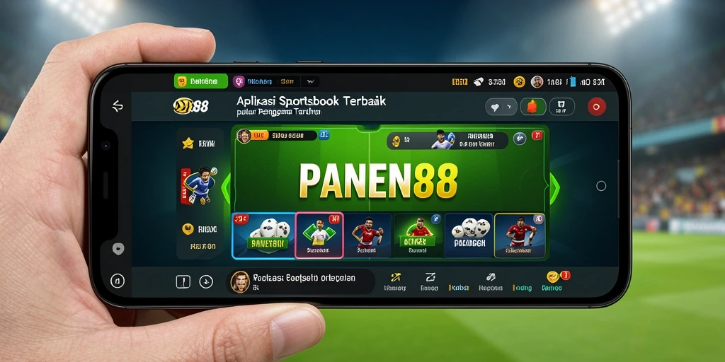 Screenshot utama PANEN88 menunjukkan tampilan taruhan olahraga yang interaktif.