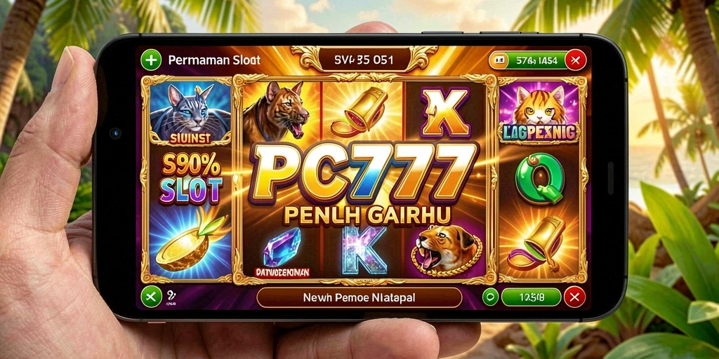 Screenshot gameplay PC777 menunjukkan grafis yang menawan dan fitur bonus menarik.