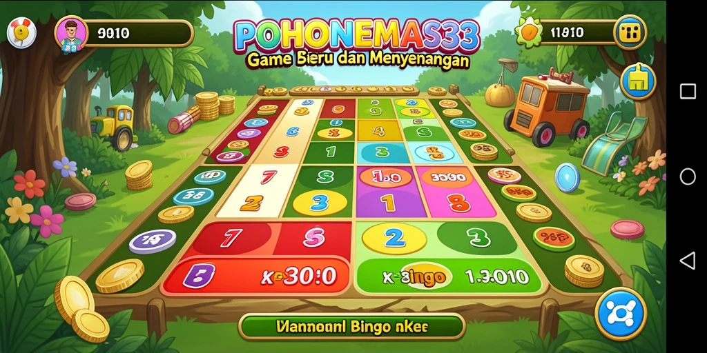 Tampilan menarik dari gameplay POHONEMAS33 yang mendebarkan.