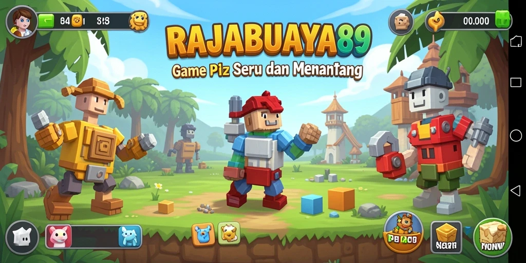 Tangkapan layar menunjukkan gameplay menarik dari RAJABUAYA89 yang menantang.