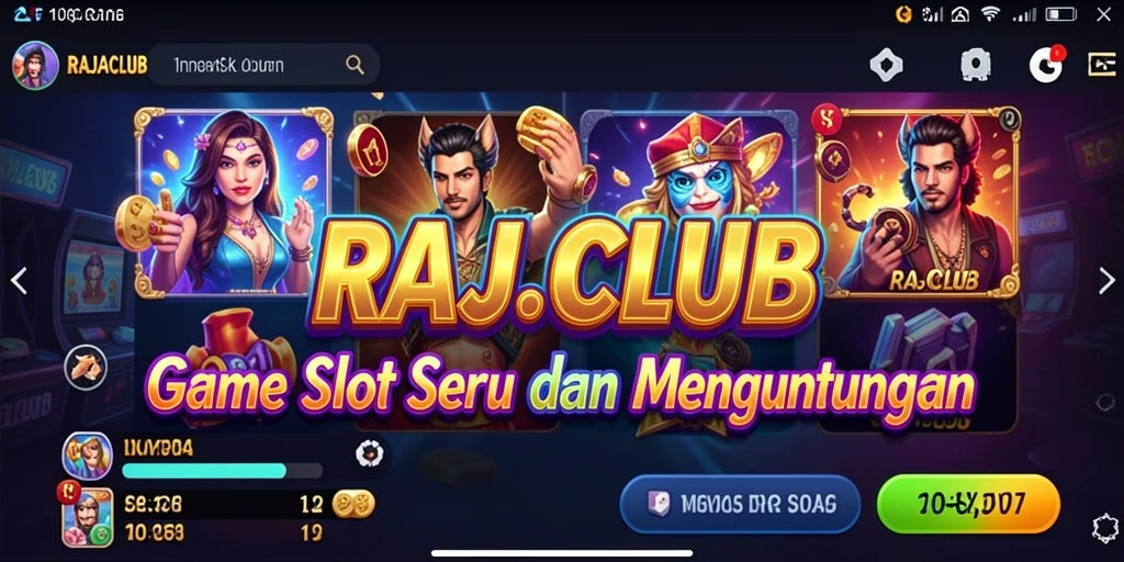 Tampilan menarik dari gameplay RAJACLUB yang seru.