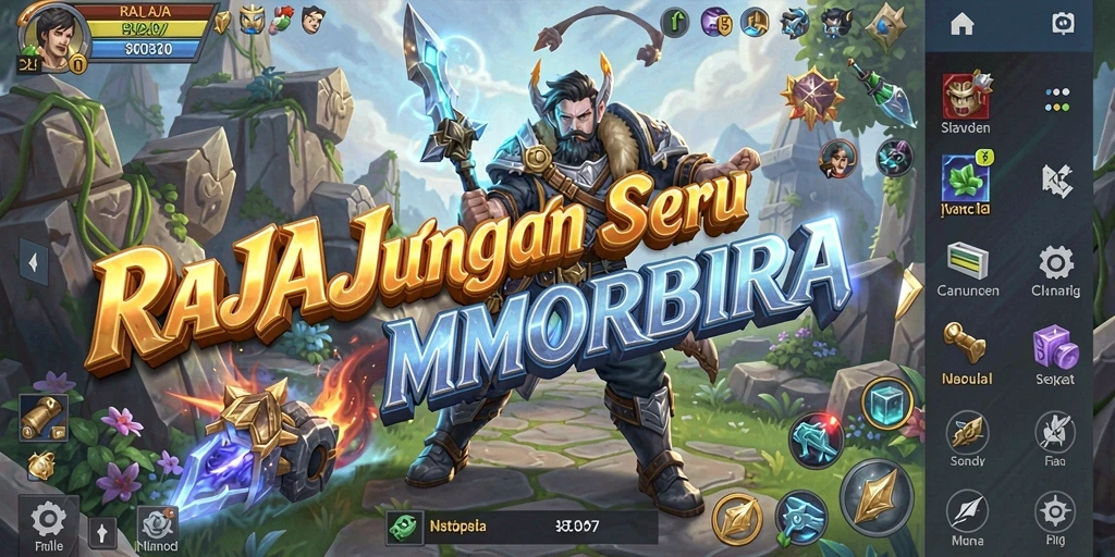 Tampilan gameplay RAJAJUARA yang memikat dengan aksi seru.