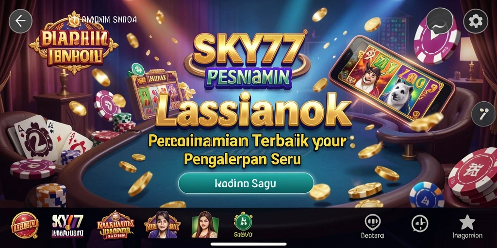 Tampilan memukau dari gameplay Kasino di SKY77 yang menarik perhatian.