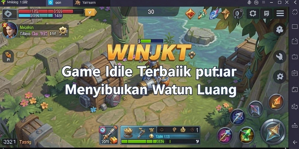 Gameplay menarik di WINJKT dengan elemen Idle yang menyenangkan.